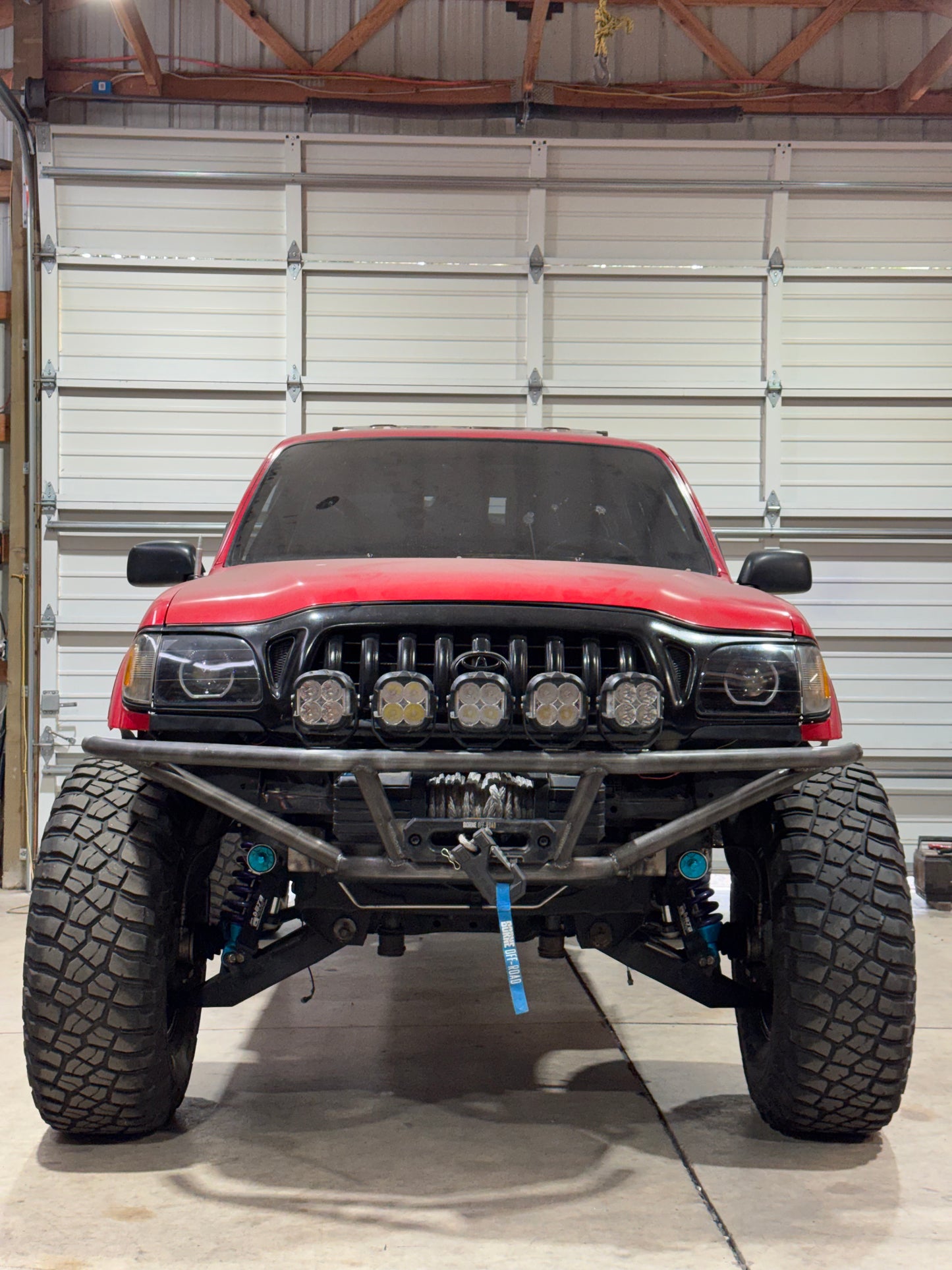 1995–2004 Toyota Tacoma Pro Winch Bumper – 5 Light Mount