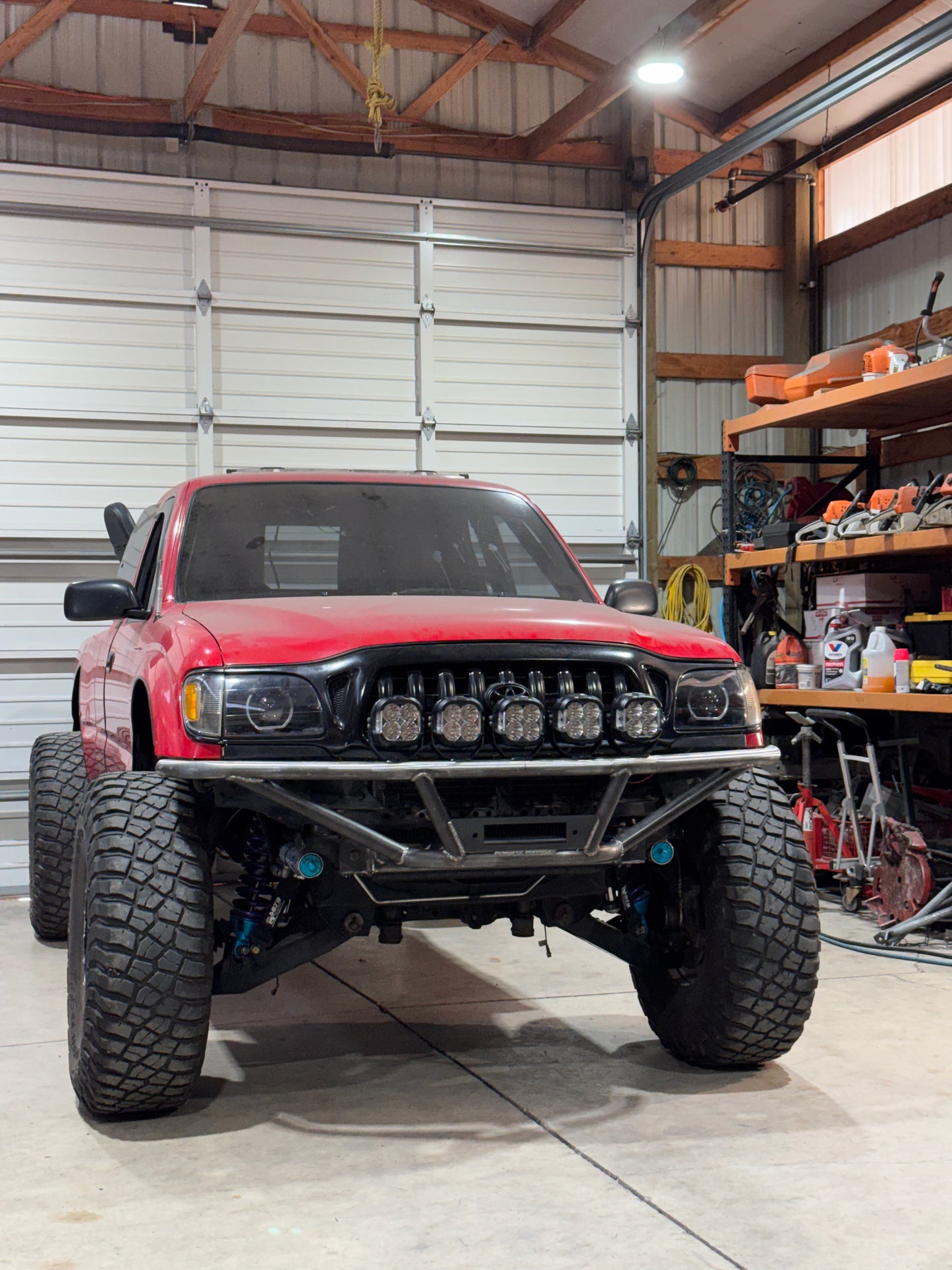 1995–2004 Toyota Tacoma Pro Winch Bumper – 5 Light Mount