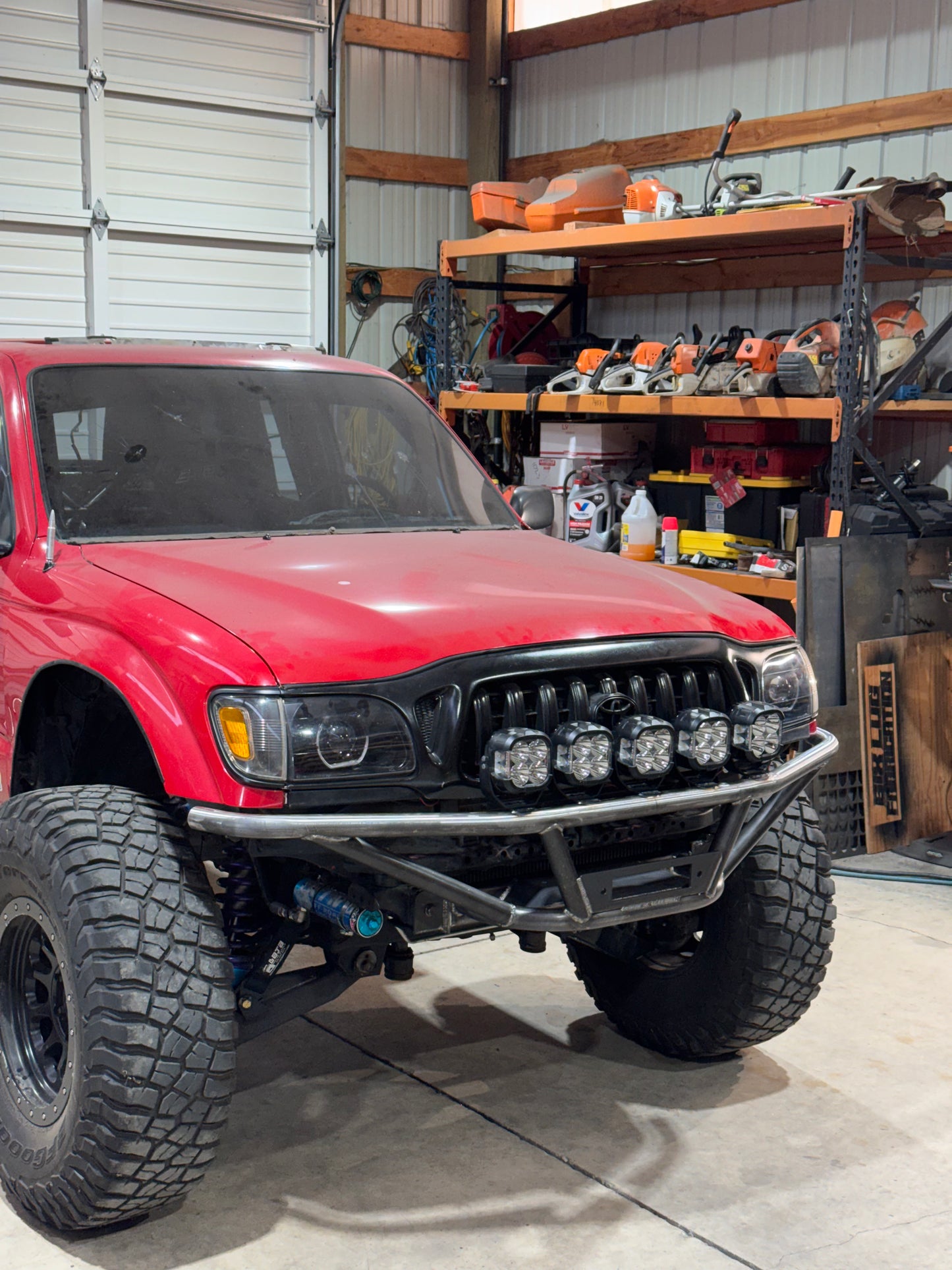 1995–2004 Toyota Tacoma Pro Winch Bumper – 5 Light Mount
